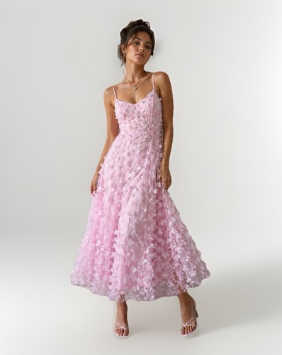 Abito midi betsey johnson - abito, rosa